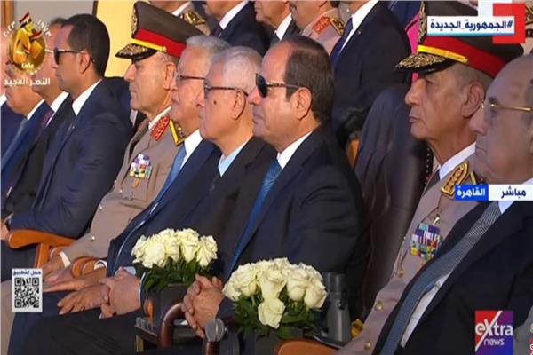 وصول الرئيس السيسي للأكاديمية العسكرية