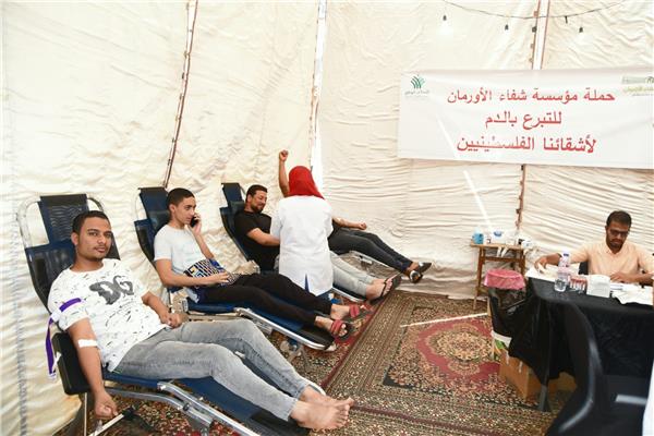 صورة من حملة التبرع بالدم
