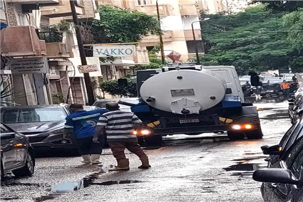 حالات طارئة نتيجة سقوط الأمطار