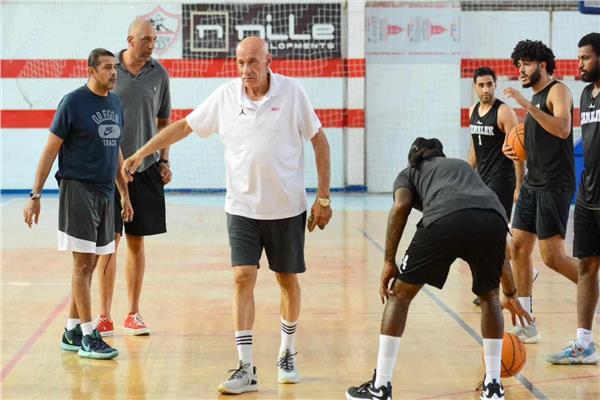 تدريب سلة الزمالك 