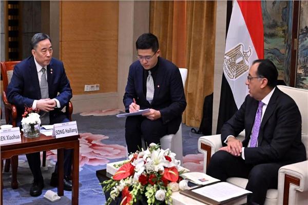  رئيس الوزراء يلتقي رئيس شركة "تشاينا إنرجي"