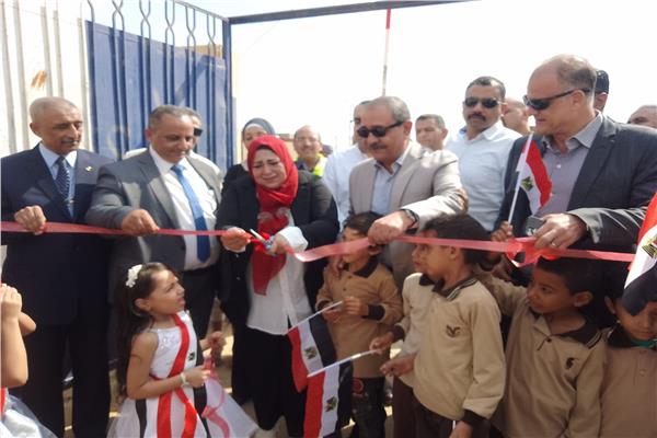 اللواء شريف فهمي بشارة محافظ الإسماعيلية خلال الافتتاح
