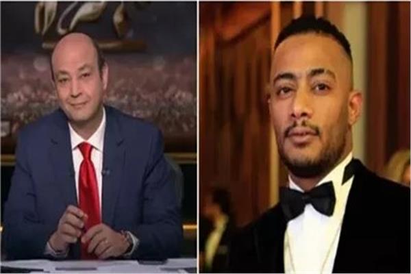 عمرو اديب ومحمد رمضان