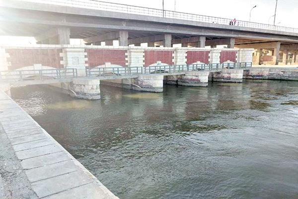 أعمال صيانة قنطرة حجز الصالحية