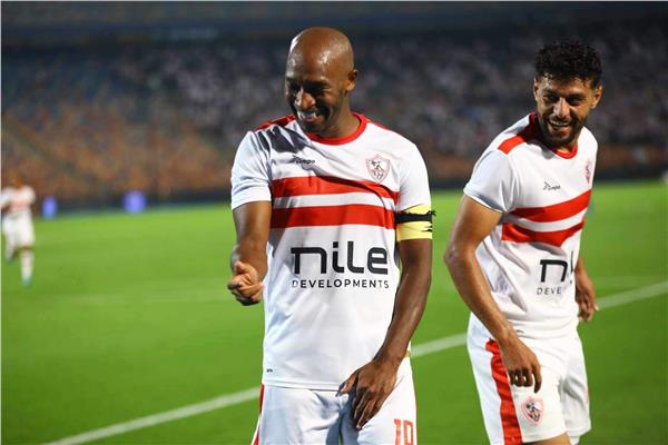 صورة من مباراة الزمالك وسموحة