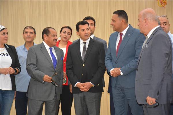 وزير الشباب ومحافظ الدقهلية