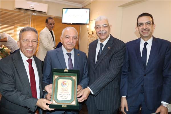 الدكتور أحمد القاصد رئيس جامعة المنوفية خلال الفاعيلية 