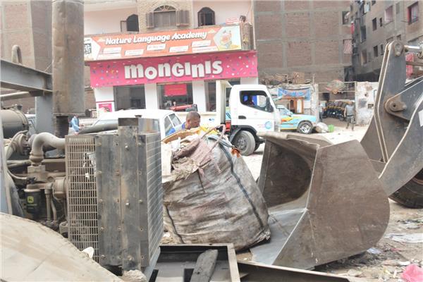 استجابة لشكاوى المواطنين.. محافظ القليوبية يكلف بإزالة الإشغالات بشبرا الخيمة 