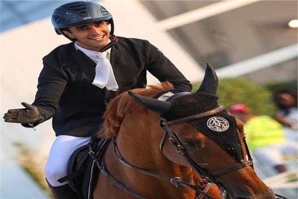 محمد طاهر زيادة لاعب منتخب مصر للفروسية