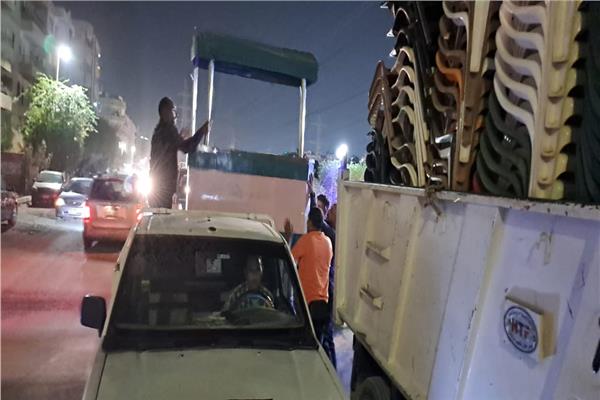 جانب من اعمال الازالة الاشغالات