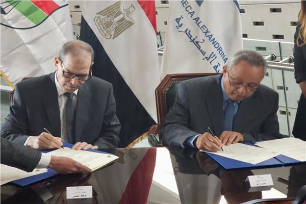 بروتوكول تعاون بين النيابة الإدارية ومكتبة الإسكندرية| صور