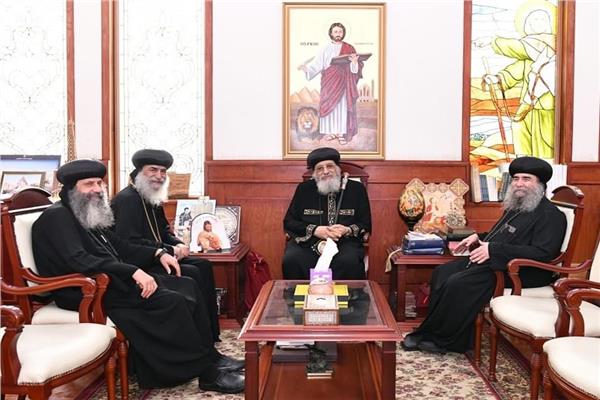  قداسة البابا تواضروس الثاني في المقر البابوي بالقاهرة