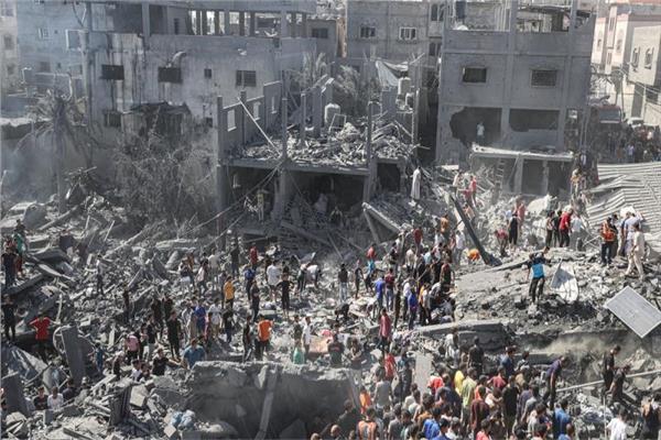 صورة من القصف