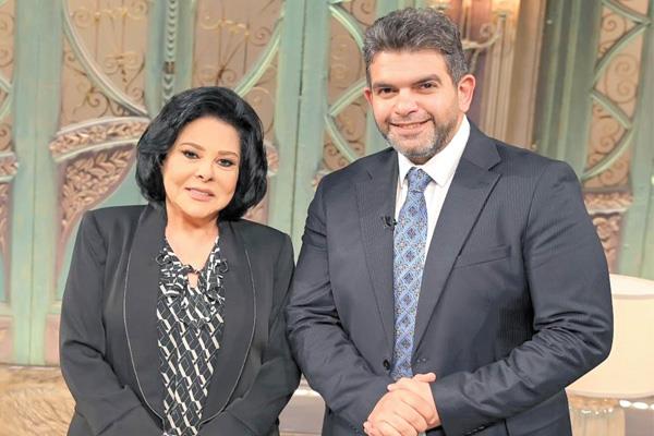 أحمد الطاهرى مع إسعاد يونس