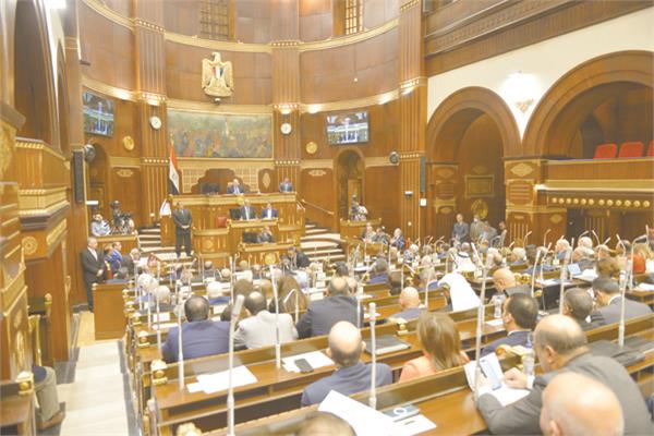 مجلس الشيوخ خلال جلسته برئاسة المستشار عبد الوهاب عبد الرازق