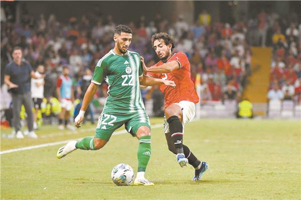 جانب من مباراة مصر الودية الأخيرة 