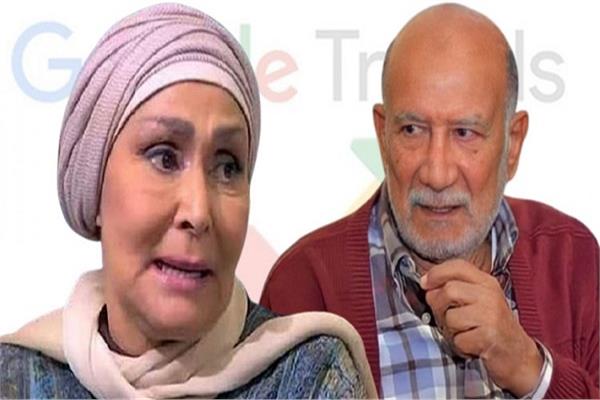الفنان أحمد خليل والفنانة سهير البابلي