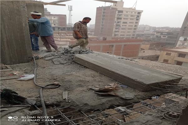 محافظ القليوبية يواصل متابعة حملة إزالة التعديات