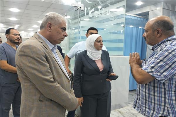 نائب محافظ القاهرة للمنطقة الجنوبية تتفقد مستشفى التبين المركزي