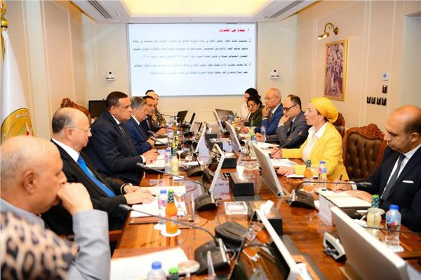  وزيرا التنمية المحلية والبيئة  يناقشون  مستجدات مشروع إدارة تلوث الهواء 