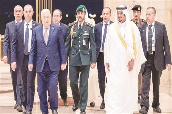 الرئيس الفلسطيني في قمة الرياض