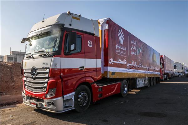 قافلة الأهلي في الطريق إلى معبر رفح