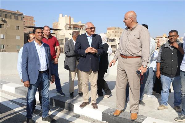 محافظ الجيزة، جانب من الجولة  