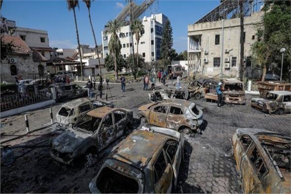 إطلاق نار كثيف بمحيط مستشفى المعمداني في غزة