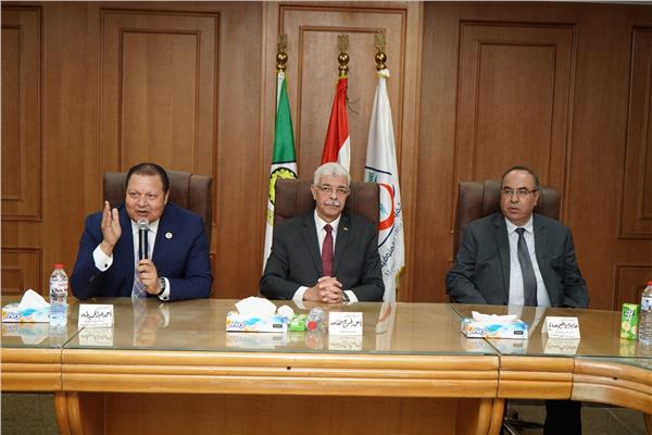 زيارة الهيئة العامة للاعتماد والرقابة الصحية  لجامعة المنوفية