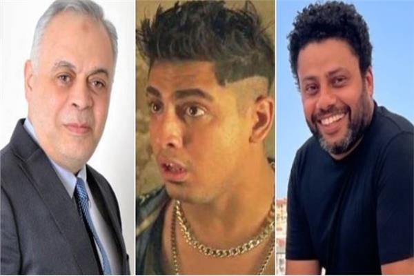 أشرف زكي ومخرج العمل