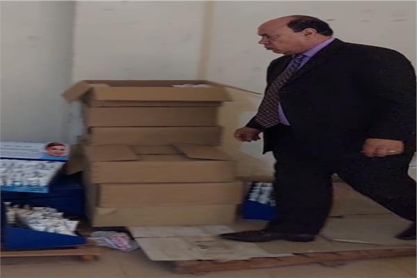 جانب من الحمالت التموينية