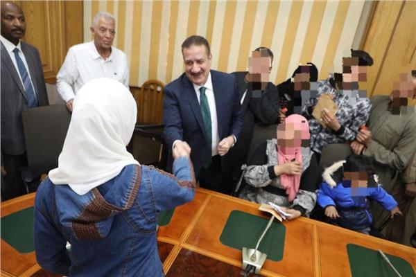 اللواء إبراهيم أبو ليمون محافظ المنوفية خلال الفاعيلية 