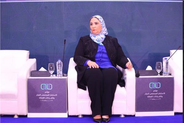 وزيرة التضامن الاجتماعي 