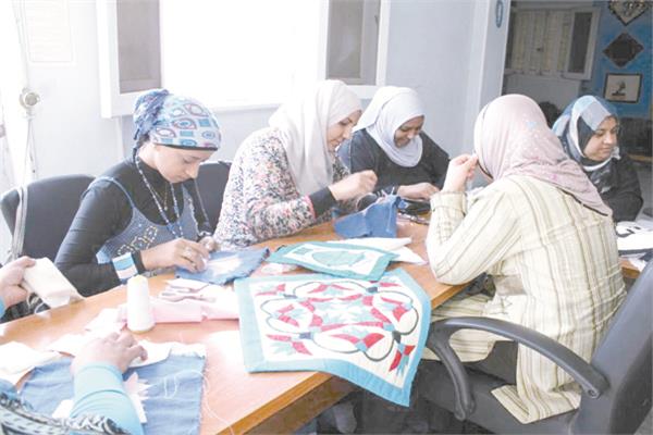 جانب من المشروعات الصغيرة الممولة من الصندوق