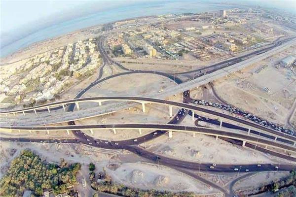 الطرق والكباري فى طريق مرسى علم