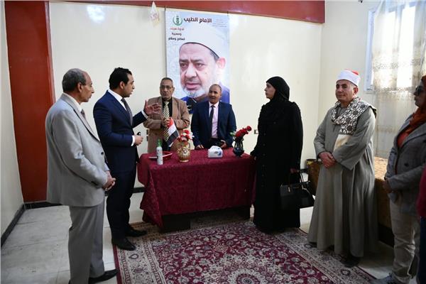 اللواء أشرف الداودى محافظ قنا، والدكتور حازم عمر نائب المحافظ
