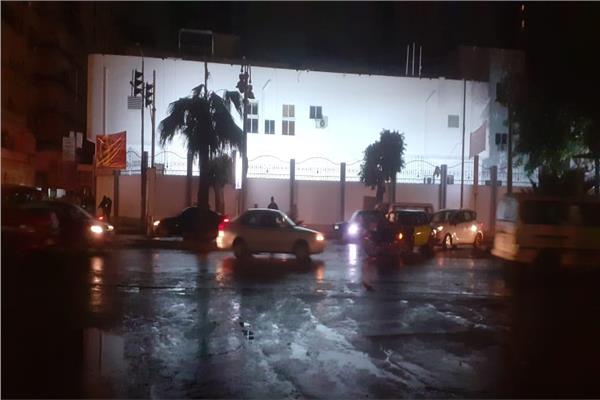 هطول أمطال بالإسكندرية