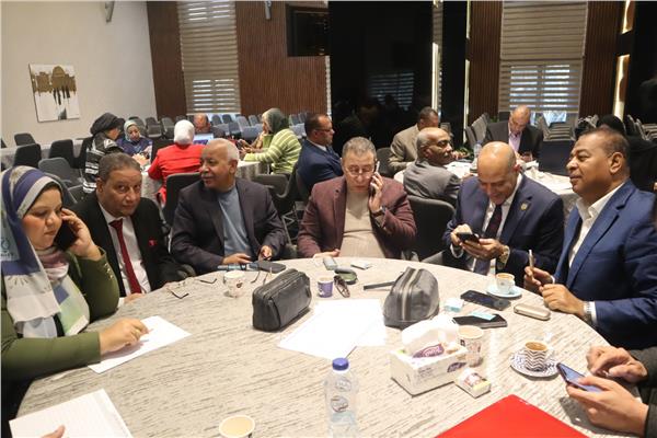 فاعليات غرف العمليات المركزية لنقابات عمال مصر لمتابعة الانتخابات الرئاسية