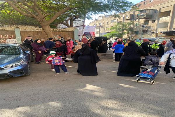 اللجان الانتخابية بمدرسة شجرة الدر بالجيزة