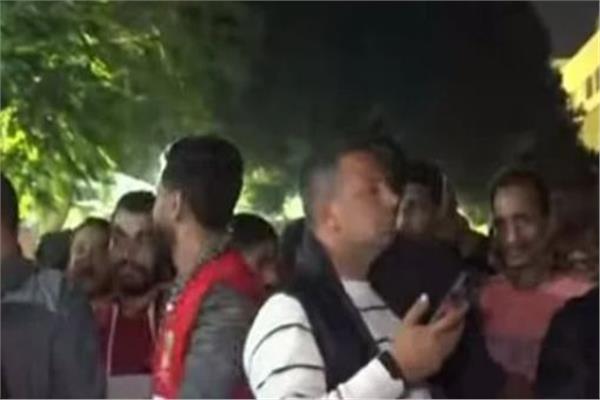 من امام مقر اللجان بنادى الأهلى الجزيرة