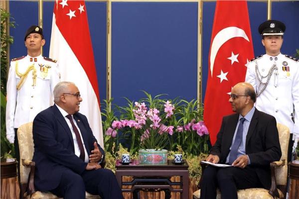 السفير المصري يسلم اوراق اعتماده