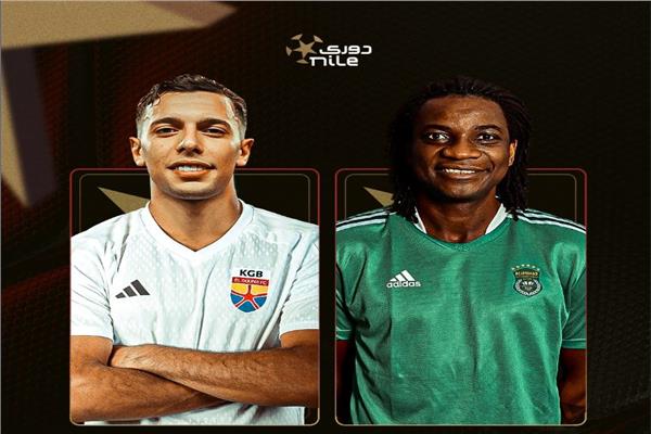 جوب مابولولو مهاجم الاتحاد السكندري وأحمد بلحاج مهاجم الجونة