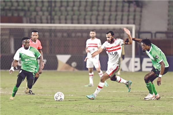 الزمالك فاز على ساجرادا ذهابًا وهو أول المجموعة الثانية برصيد 9 نقاط