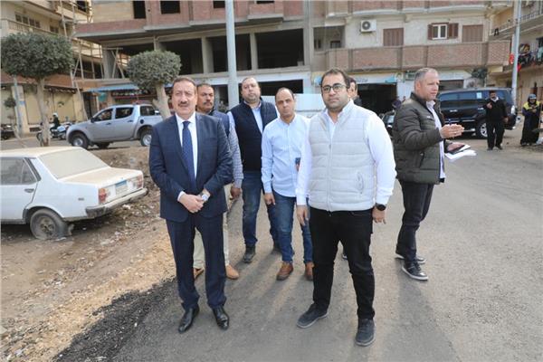 اللواء إبراهيم أبو ليمون محافظ المنوفية خلال الجولة التفقدية