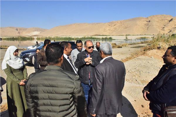 محافظ أسيوط يتفقد توسعات محطة معالجة الصرف بالحبايشة