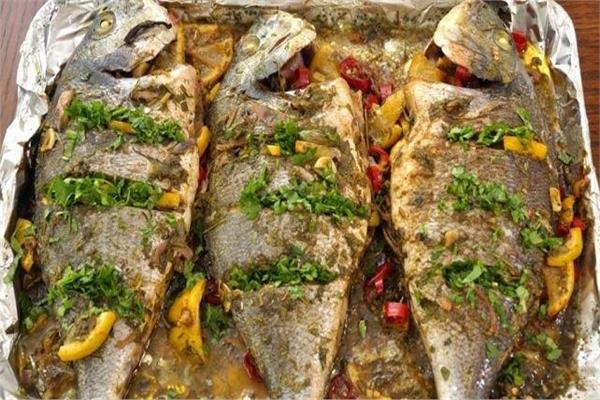 السمك البلطي بالخلطة