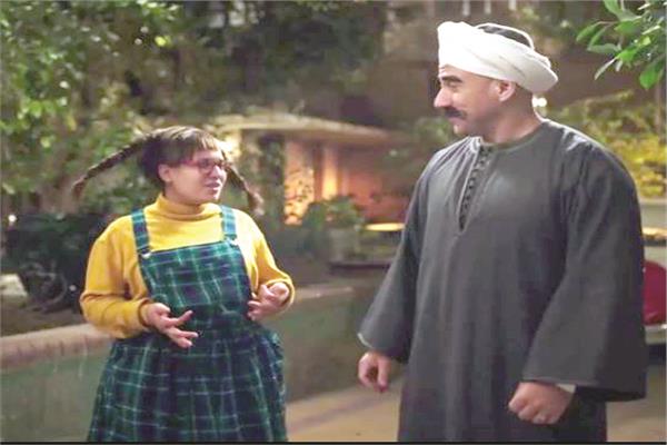 مشهد من مسلسل الكبير