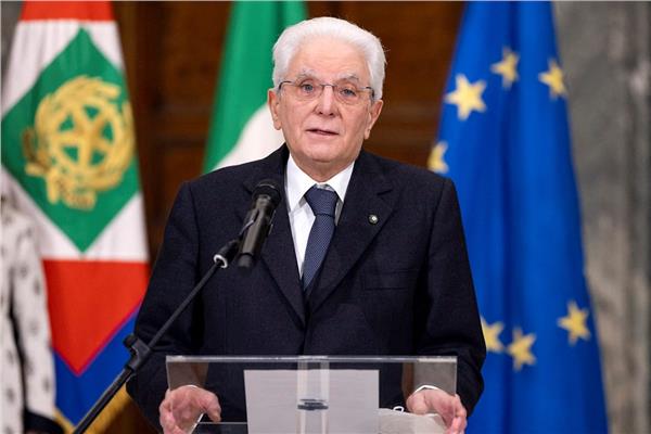 الرئيس الإيطالي سيرجيو ماتاريلا