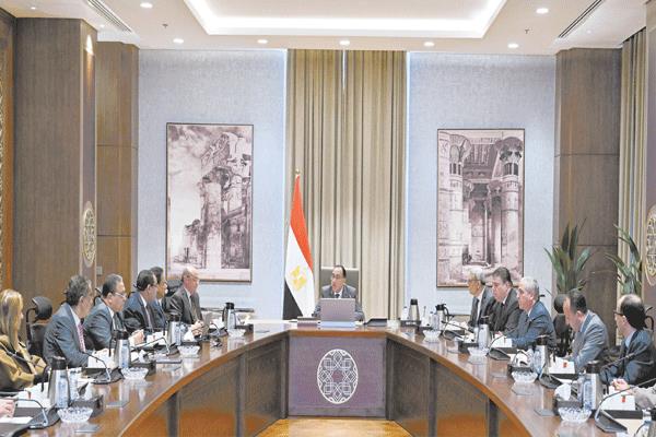 د. مصطفى مدبولى خلال متابعة خطوات إعادة هيكلة الهيئة العامة للاستعلامات