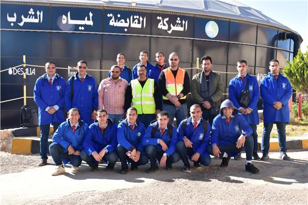 التدريب العملي لطلاب المدرسة الفنية لمياه الشرب بمحافظة الاسكندرية 